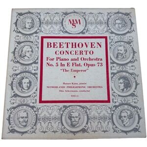 Beethoven Emperor Concerto No5 Hannes Kann Netherlands Philharmonic MMS-45 Vinyl